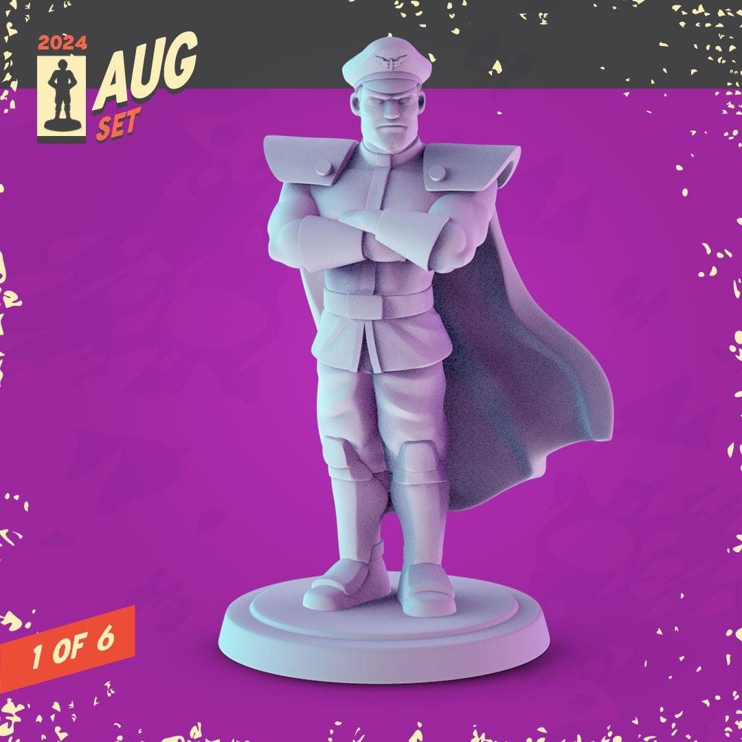 Streat Fighting 2 Game 36mm Minis tabletop gaming, DnD | Pop Minis Dungeons and
