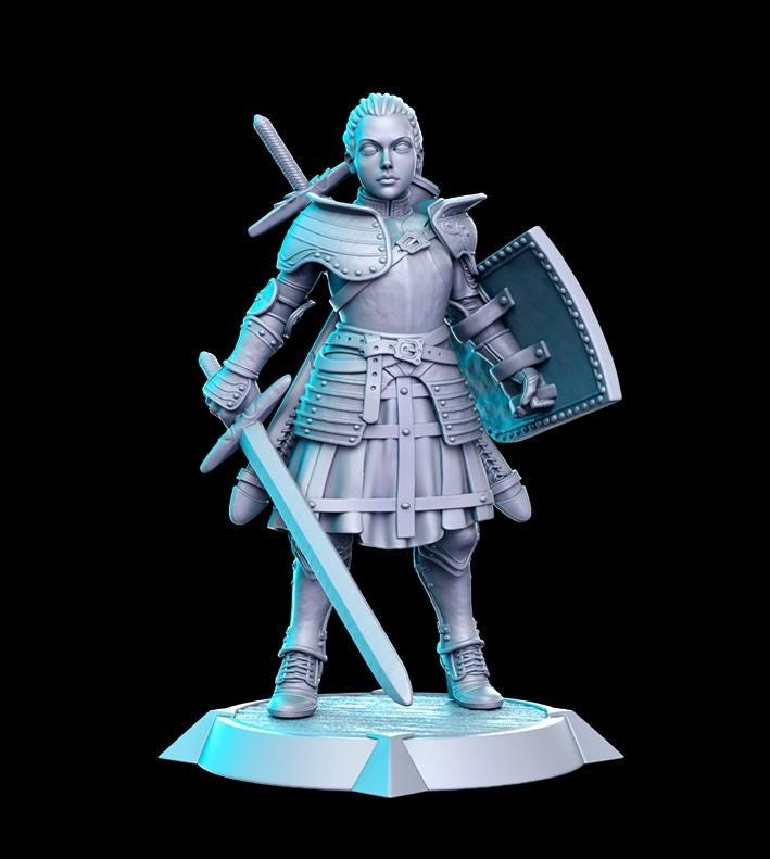 Western RPG Vol 1 Full Set DnD Miniature, Tabletop RPG DnD Mini, D&D Figurines,