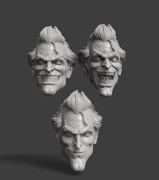 Joker head sculpt 1/10 7 inch dc multiverse figures joaquin phoenix