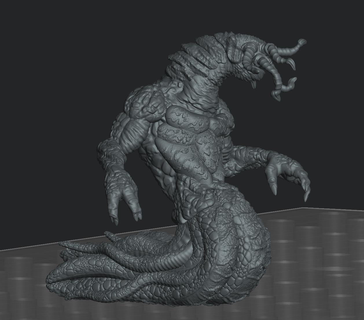 THE CRAWLING ONE -- Arkham's Nightmare DnD 32mm lovecraft 2