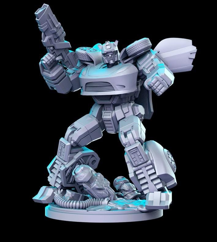 Disguised Robots 2 DnD Miniature, Tabletop RPG DnD Mini, D&D Figurines, Fantasy
