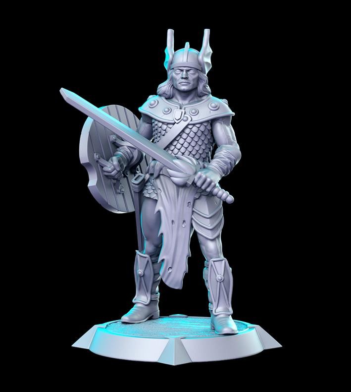 Western RPG Vol 5 Full Set DnD Miniature, Tabletop RPG Mini, D&D Figurines, Fan
