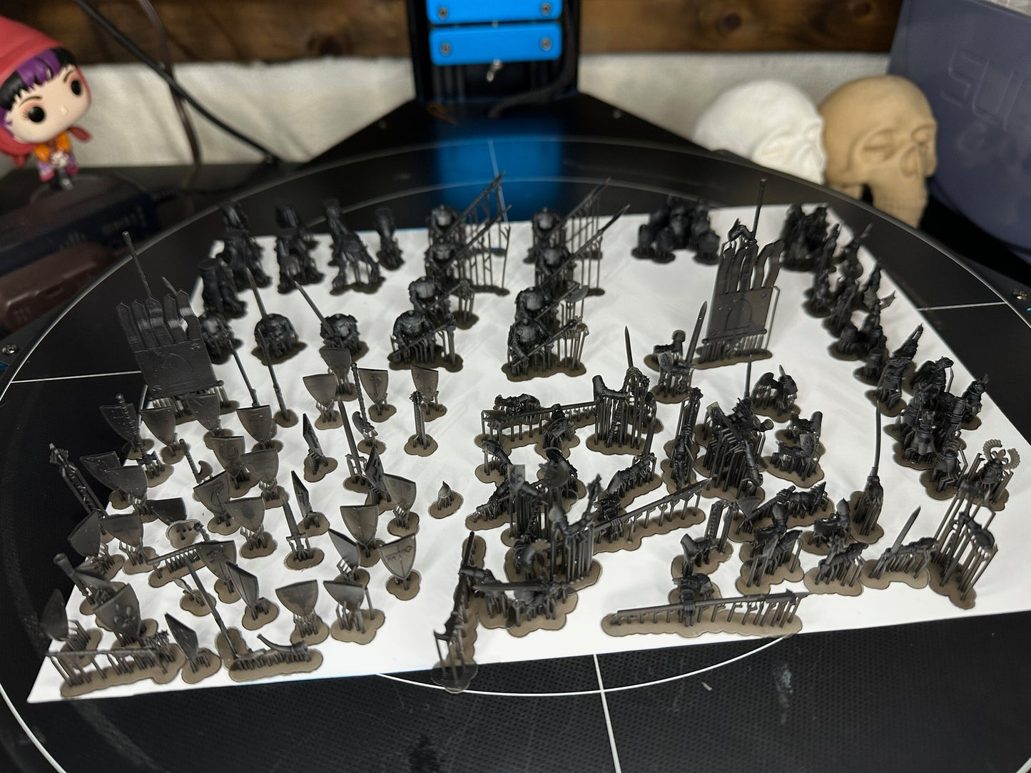Breton Foot Knights Unit 28mm army builder set 1 3d printed minis tabletop bret