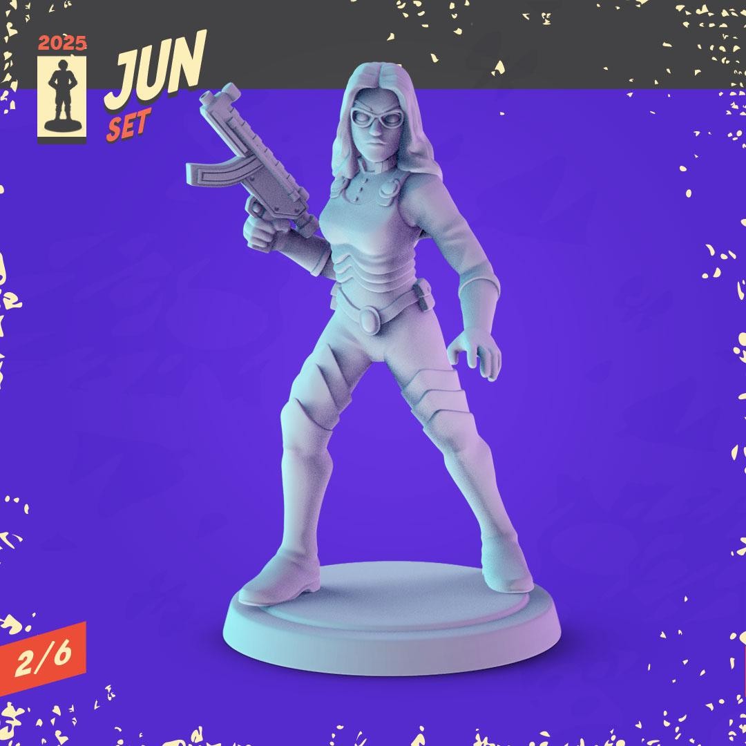 GI Joe 34mm Minis tabletop gaming, DnD Zartan | Duke | Serpentor| Baroness