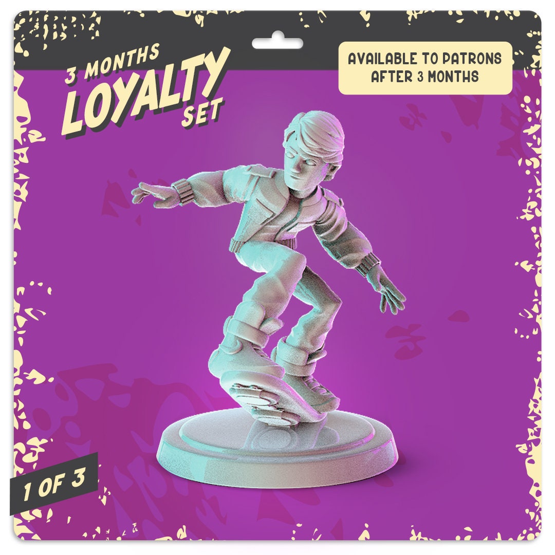 Back to the Future 3d printed mini's Popmini 36mm