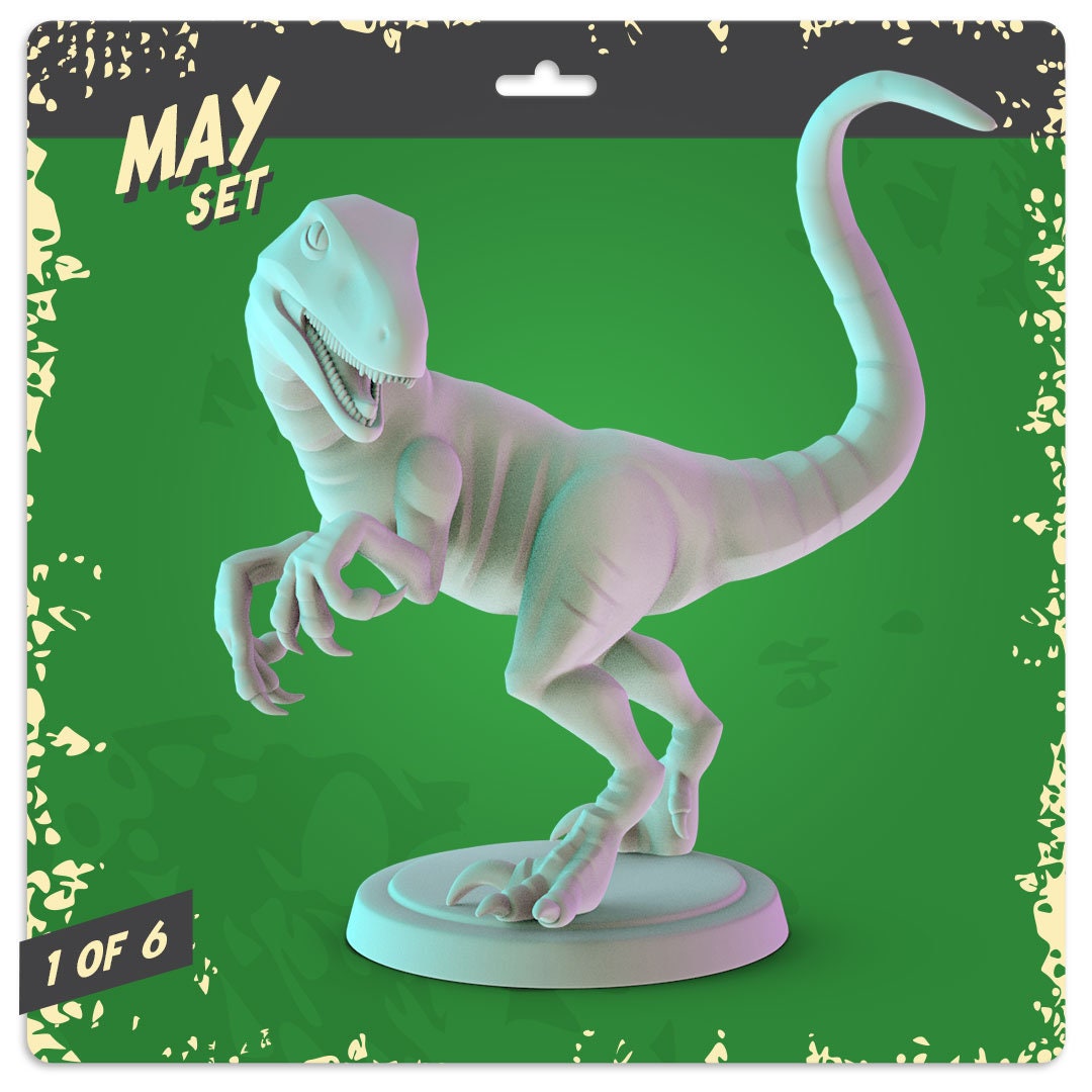 Jurassic park 3d printed mini's Pop mini 36mm pop culture 90's nostalgia DND