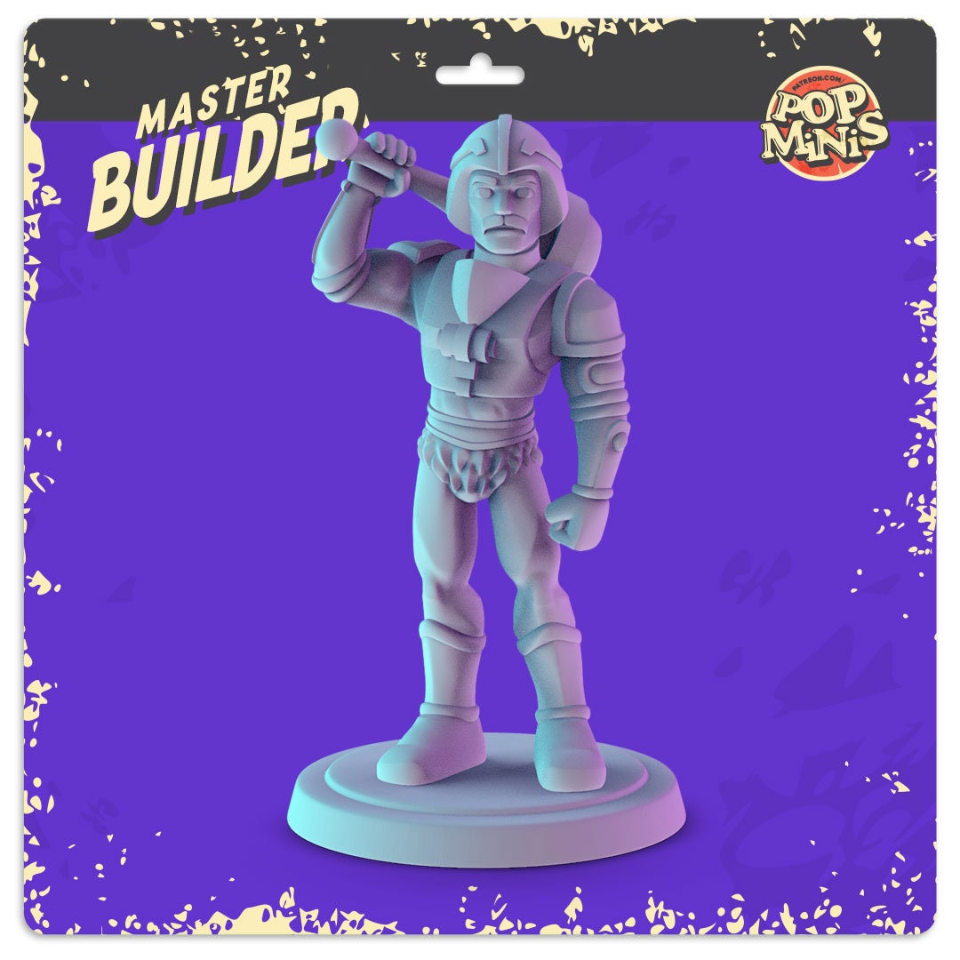 Masters of the Universe 36mm table top mini's He-Man, Orko MOTU