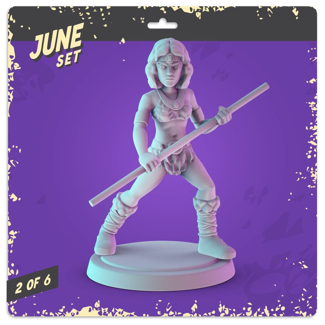 D&D Cartoon Miniatures: 7 x 36mm Diorama Set by Pop Minis