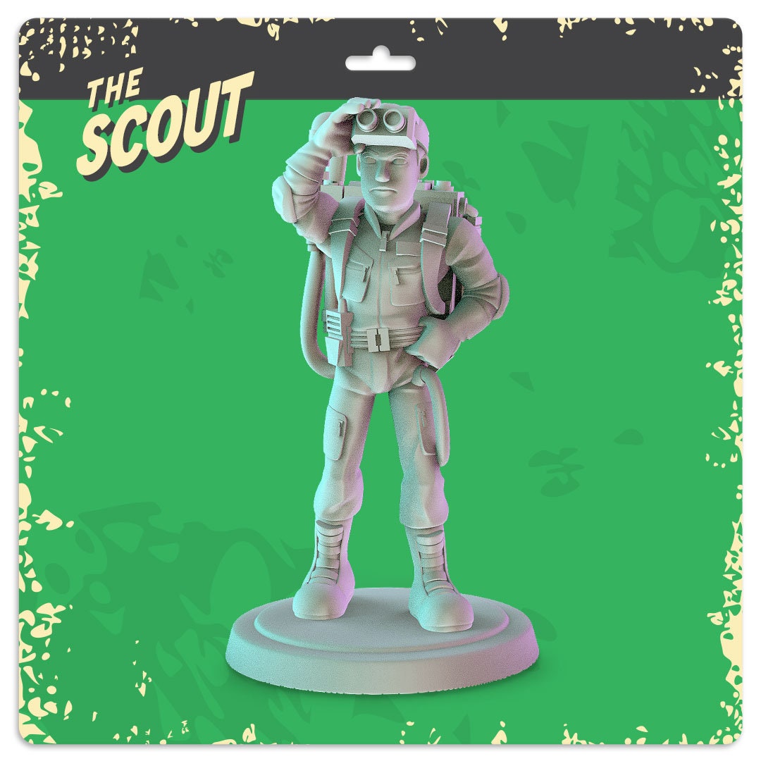Ghostbusters 36mm scale Miniatures - set of 6 x 36mm, tabletop RPGs. Designed b