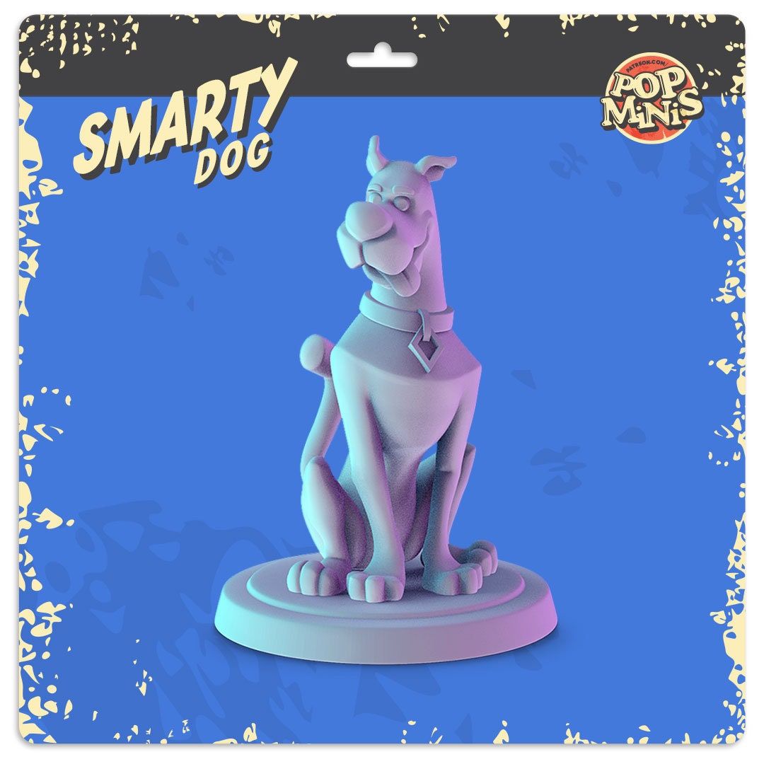 scooby doo cartoon Miniatures - complete set 6 x 36mm Dioramas, tabletop RPGs.