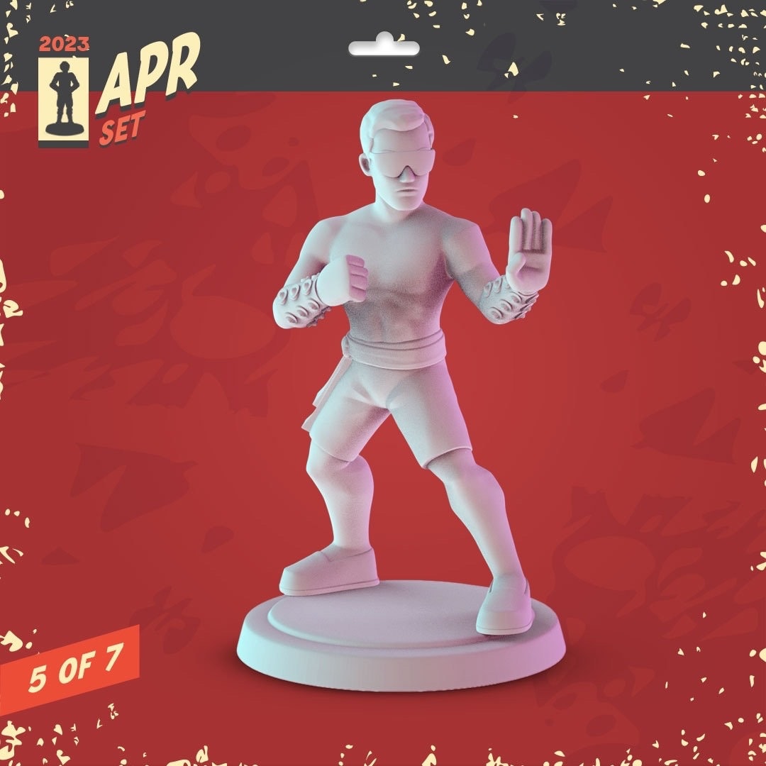 Mortal Kombat Miniatures Set: 36mm Resin Dioramas - Pop Minis