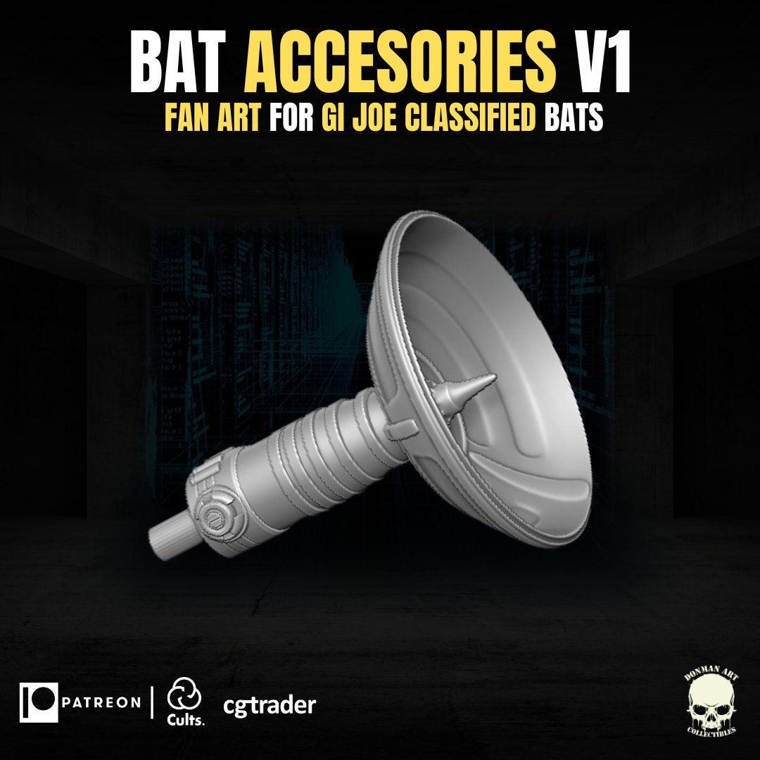 Cobra B.A.T. accessories pack 1:12 Scale Toy Accessory GI Joe Classified, marve