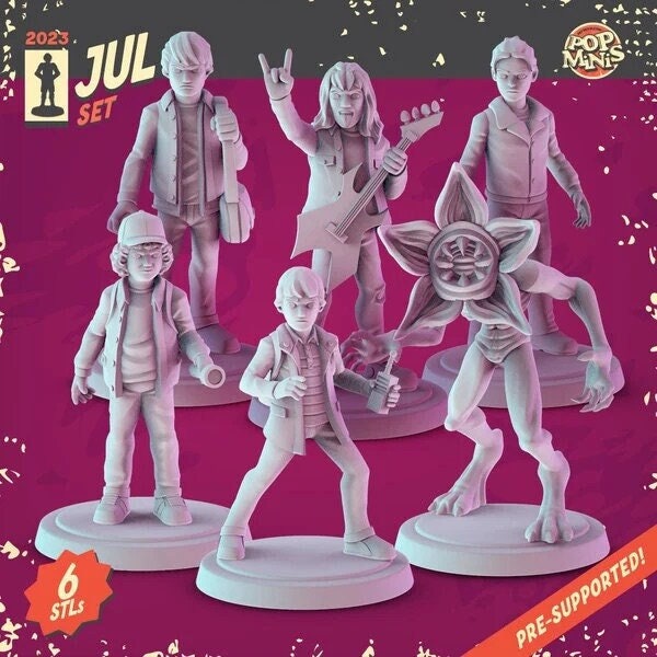 peculiar stuff 2 Miniatures - complete set 6 x 34mm Dioramas, tabletop RPGs. Dn