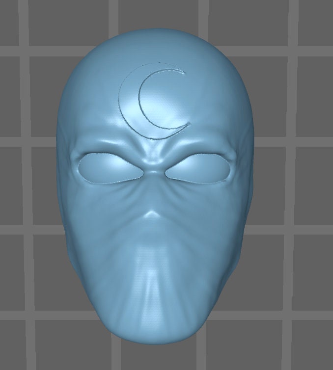 Moon Knight 3D printed head sculpt Marvel Legends 1/12 scale head