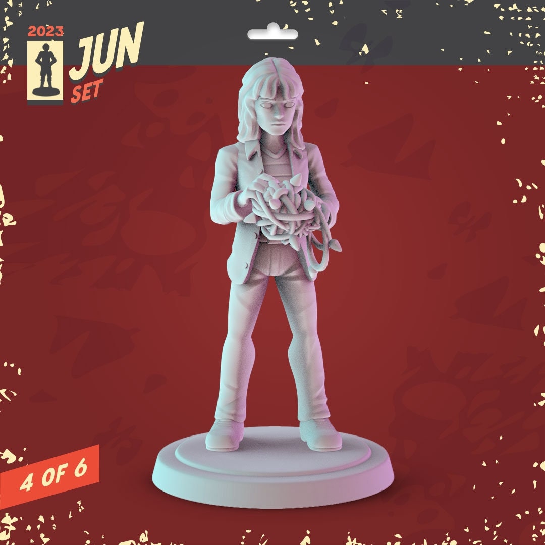 Peculiar Stuff Miniatures Set: 3D Printed Resin Dioramas (36mm Scale, Unpainte