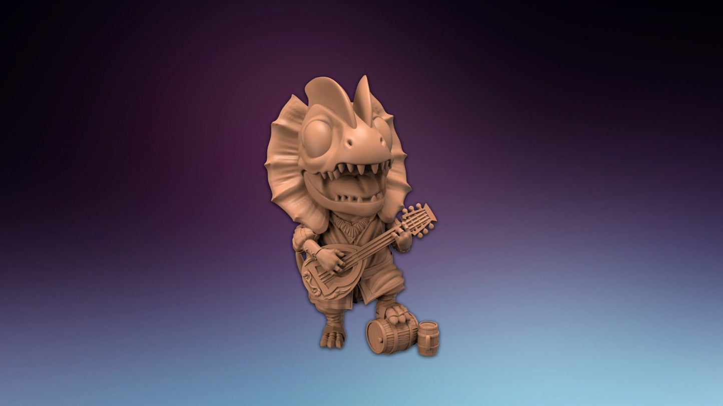 HeroQuest Diplodocus Dino Bard - Miniatures Unpainted 28/32mm Dungeons and Drag