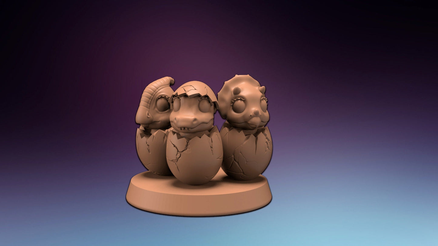 HeroQuest pet eggs dino - Miniatures Unpainted 28mm/32mm Dungeons and Dragons,