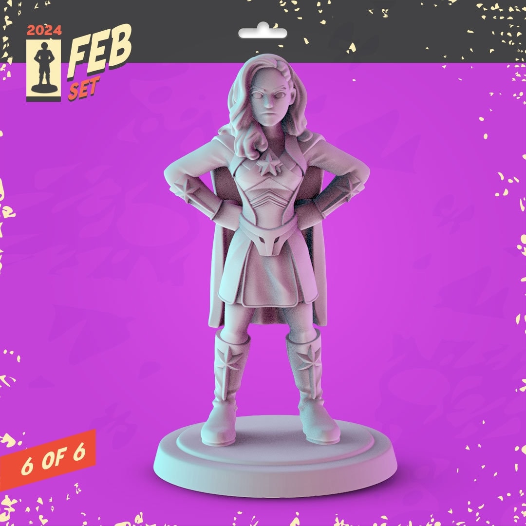 The Boys 34mm Minis tabletop gaming, DnD homelander, black noir