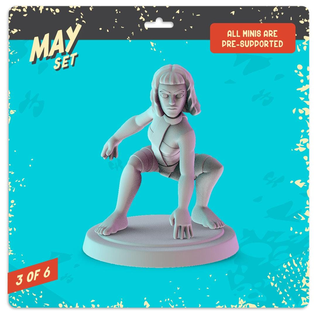 The Fifth 5th Element DND Minis 36mm Minis |Korben Dallas| Leeloo| Multi pass |