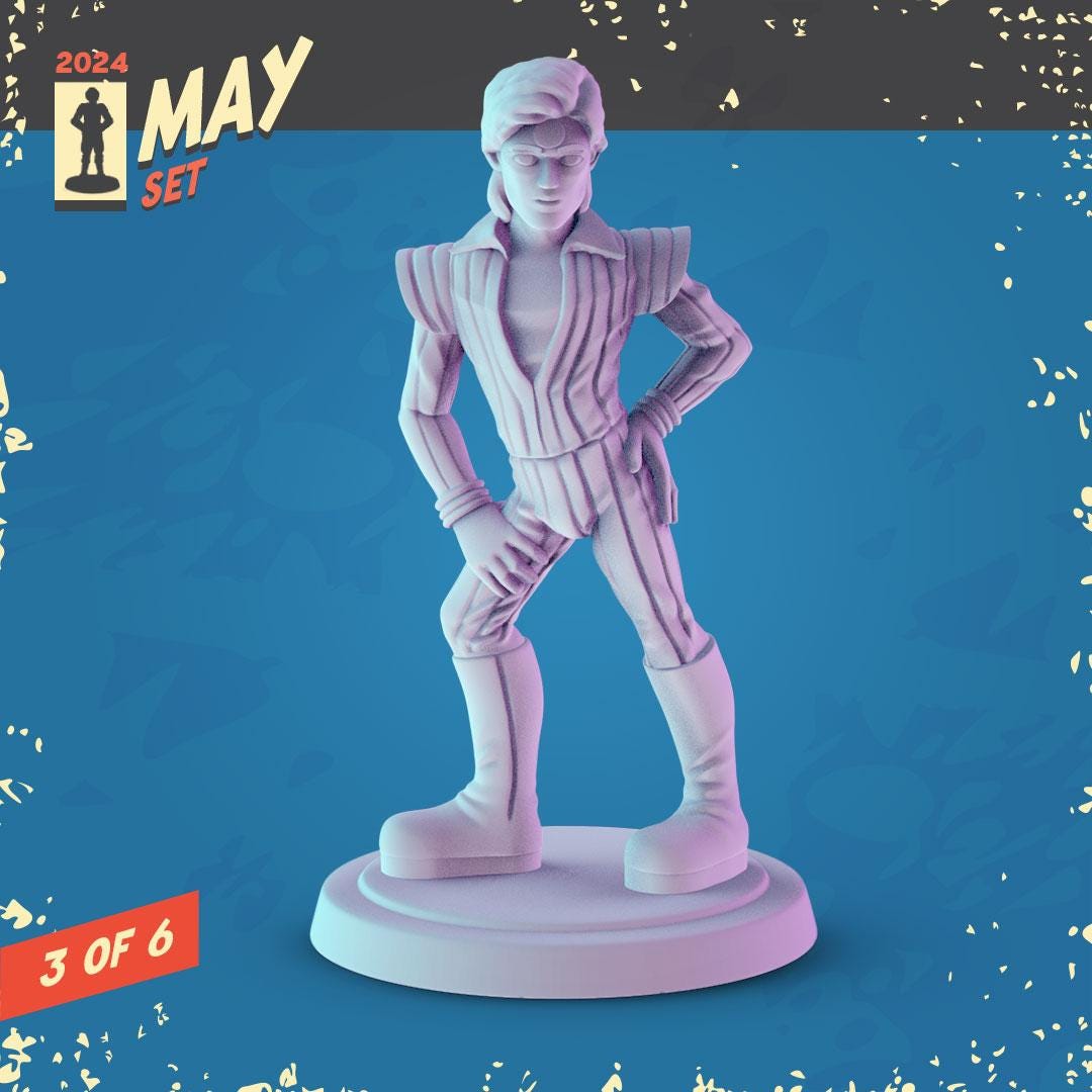 Rock Icons 36mm Minis: Tabletop Gaming, DnD, Music Fan Gift