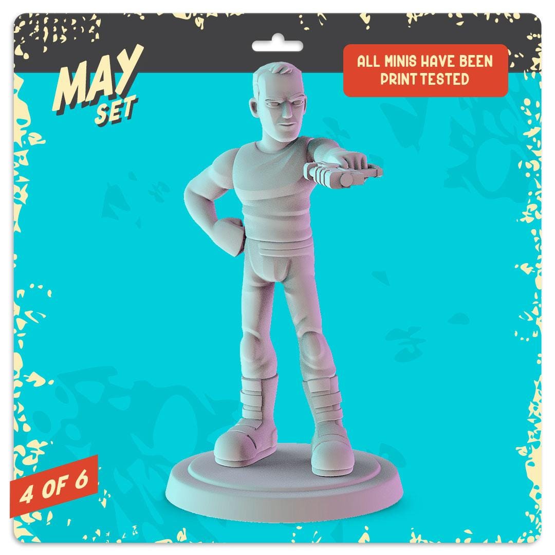 The Fifth 5th Element DND Minis 36mm Minis |Korben Dallas| Leeloo| Multi pass |