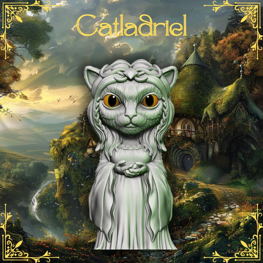 Lord of the Cats -- Catladriel |45mm Mini |LOTR Galadriel |