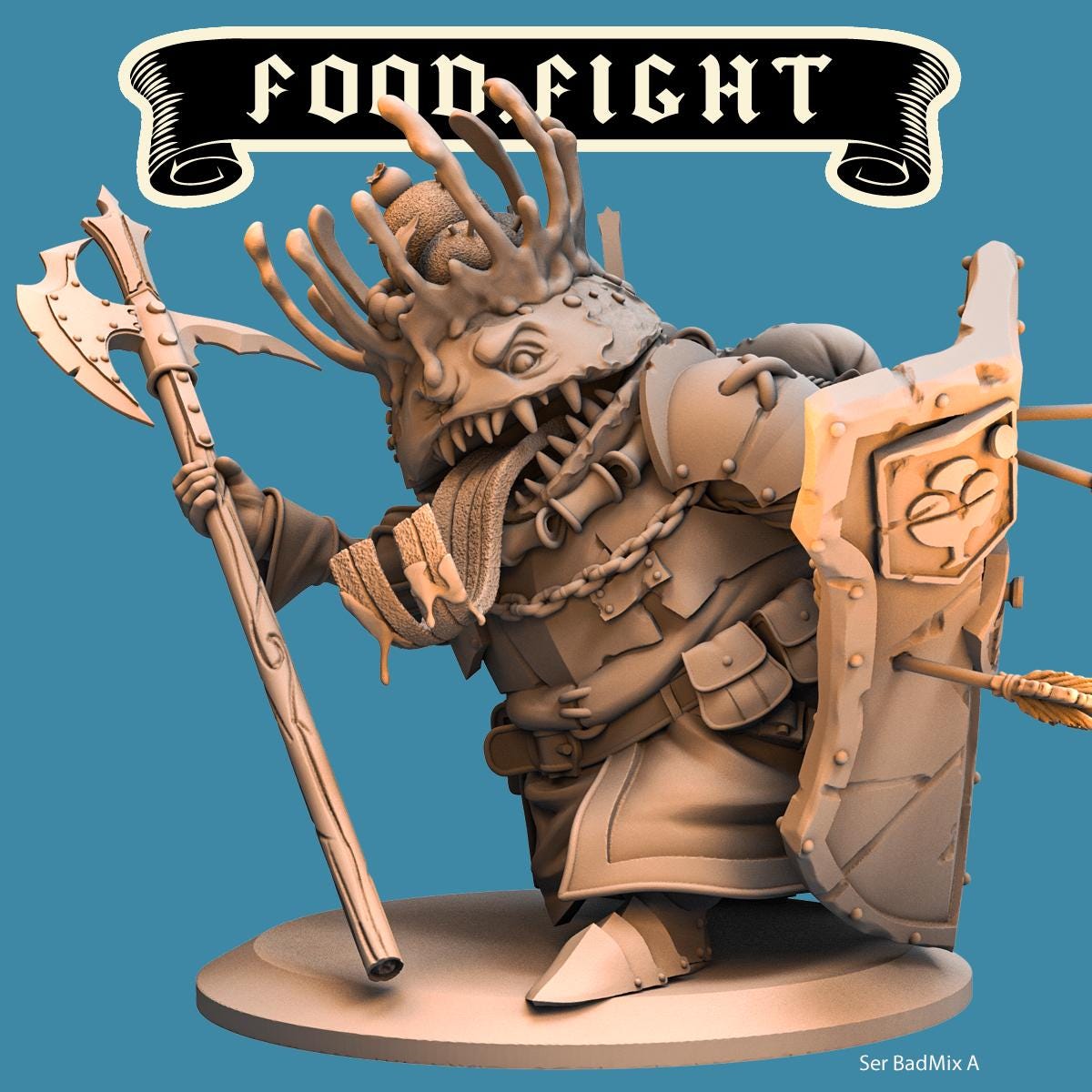 Sir Bad Mix -- Food Fight! tabletop gaming DnD 32mm | 75MM