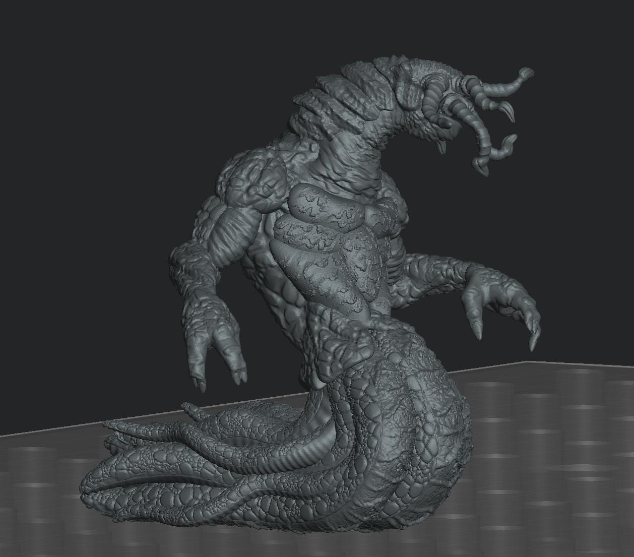 THE CRAWLING ONE -- Arkham's Nightmare DnD 32mm lovecraft