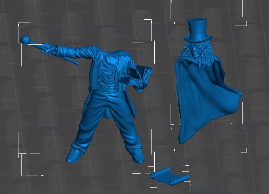 SLASHED HOUDINI -- Arkham's Nightmare DnD 32mm lovecraft horror SLASH