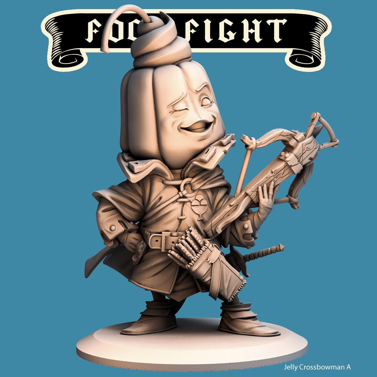Jelly Crossbowman -- Food Fight! tabletop gaming DnD 32mm | 75MM