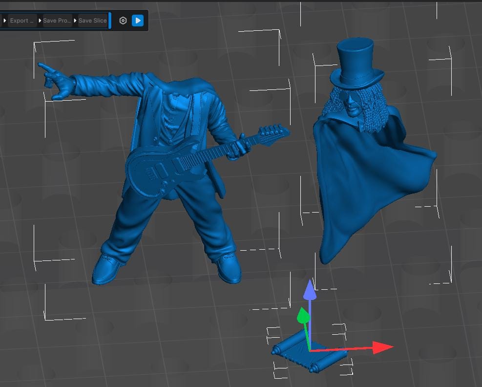 SLASHED HOUDINI -- Arkham's Nightmare DnD 32mm lovecraft horror SLASH