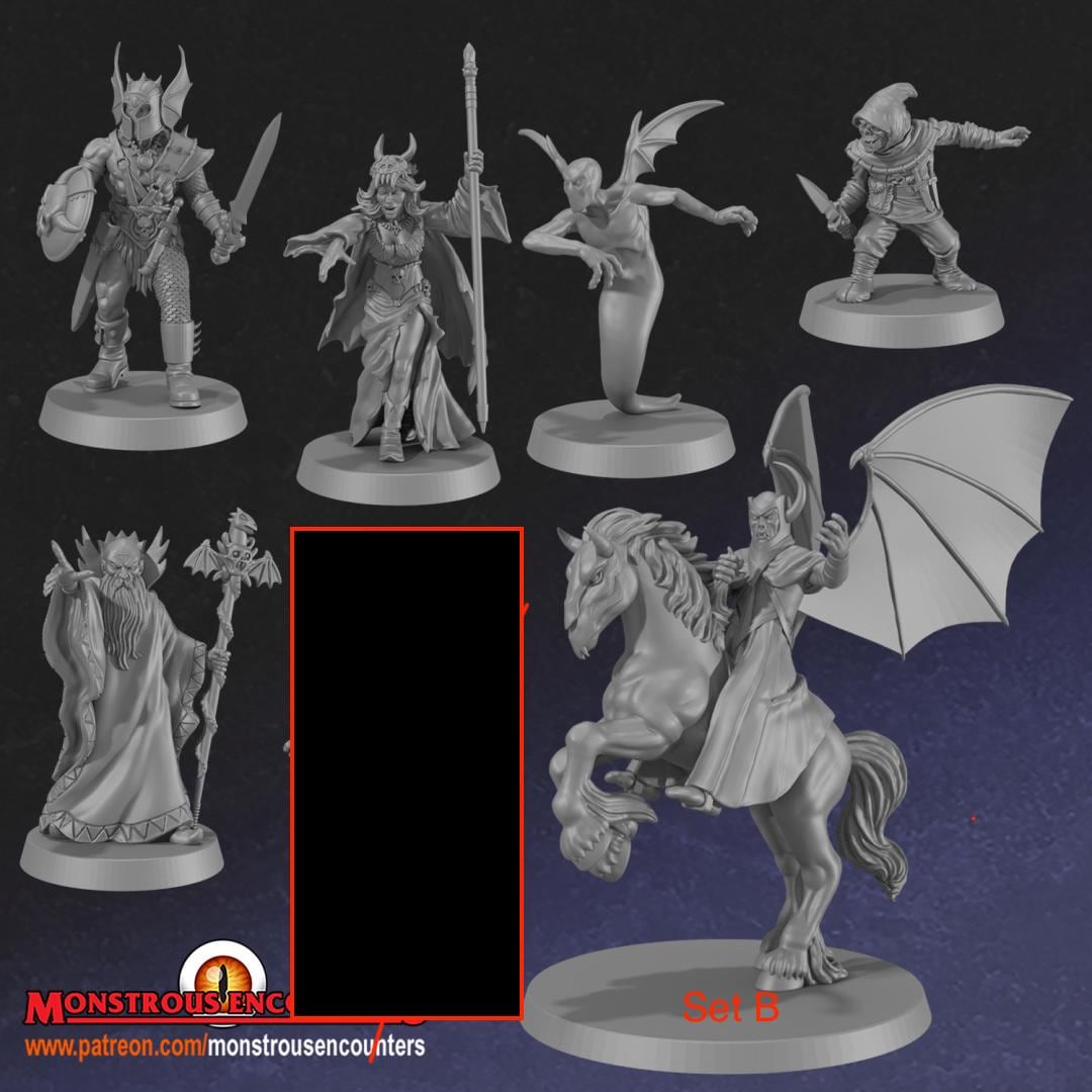 DnD Cartoon Show Miniatures Villains Venger Unpainted 28mm or 32mm Dungeons and