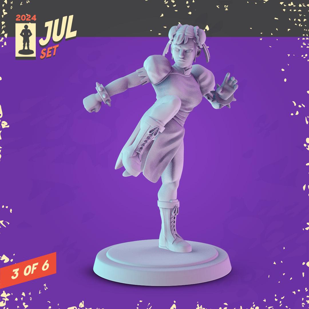Streat Fighting Game 36mm Minis tabletop gaming, DnD | Pop Minis Dungeons and D