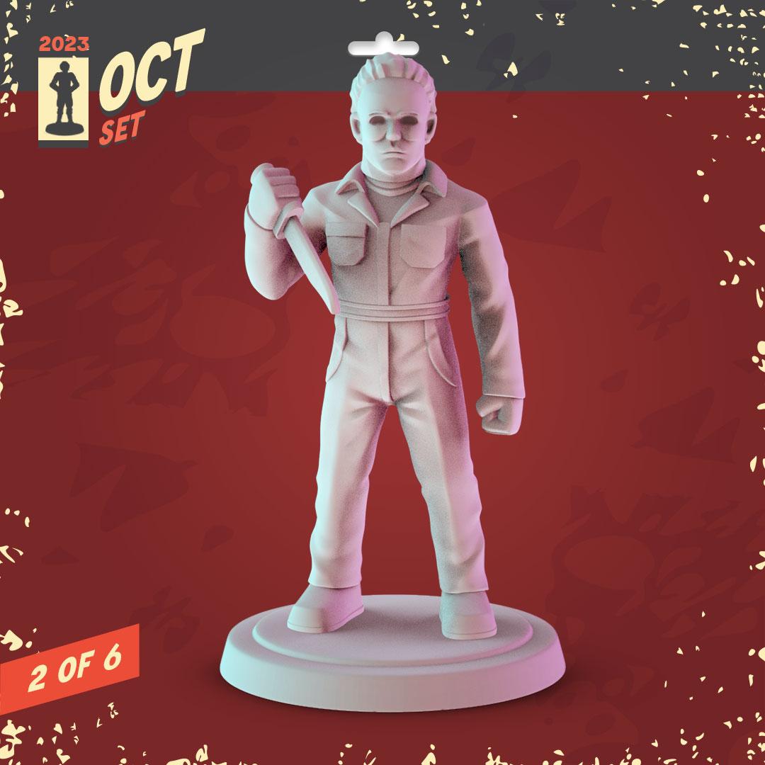 Halloween Horror 2 36mm Minis tabletop gaming, DnD Pennywise, Texas Chainsaw Ma