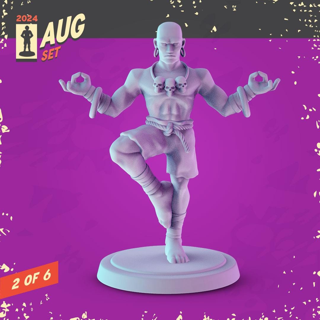 Streat Fighting 2 Game 36mm Minis tabletop gaming, DnD | Pop Minis Dungeons and