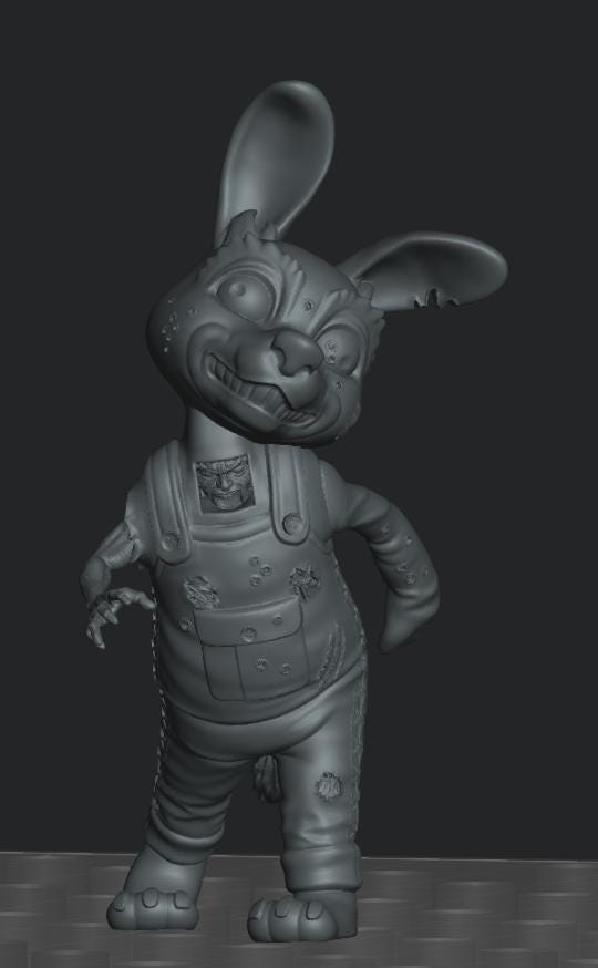 Furry ZOMBIE-CON : The Walking Nerds 32mm gaming miniature