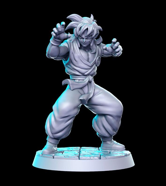 Anime DnD Miniature Set: Fantasy Tabletop RPG Figures, RN Estudio