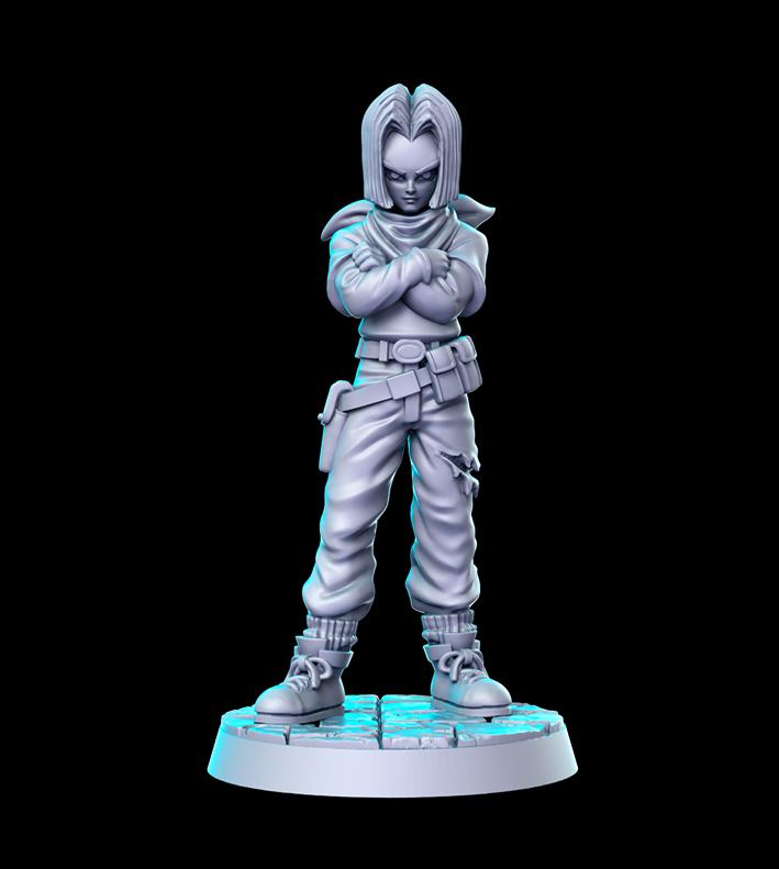 Anime Series Vol 5 Full Set DnD Miniature, Tabletop RPG DnD Mini, D&D Figurines