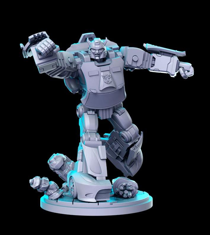 Disguised Robots DnD Miniature: RN Estudio Tabletop RPG Mini