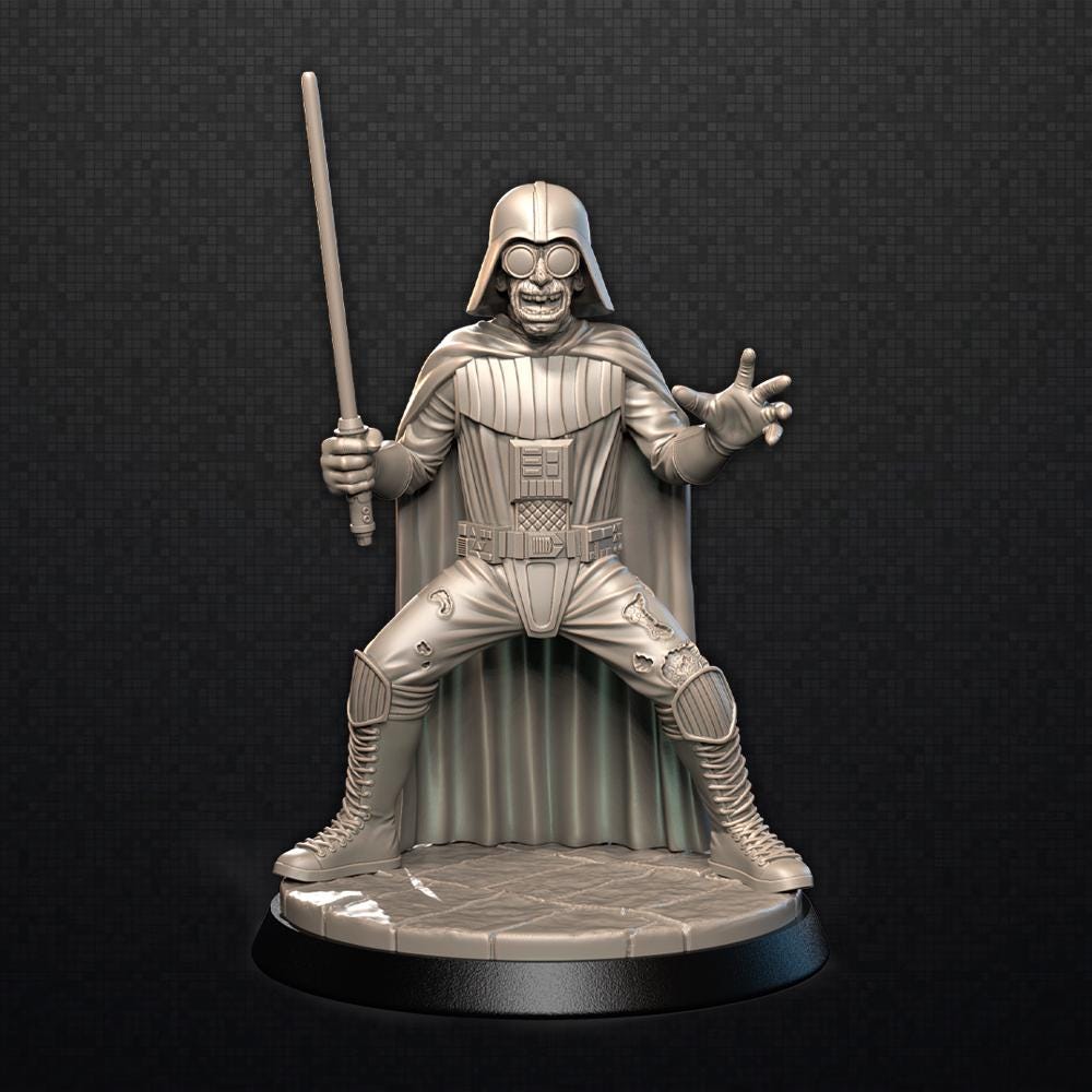 Dork Vader ZOMBIE-CON : The Walking Nerds 32mm gaming miniature