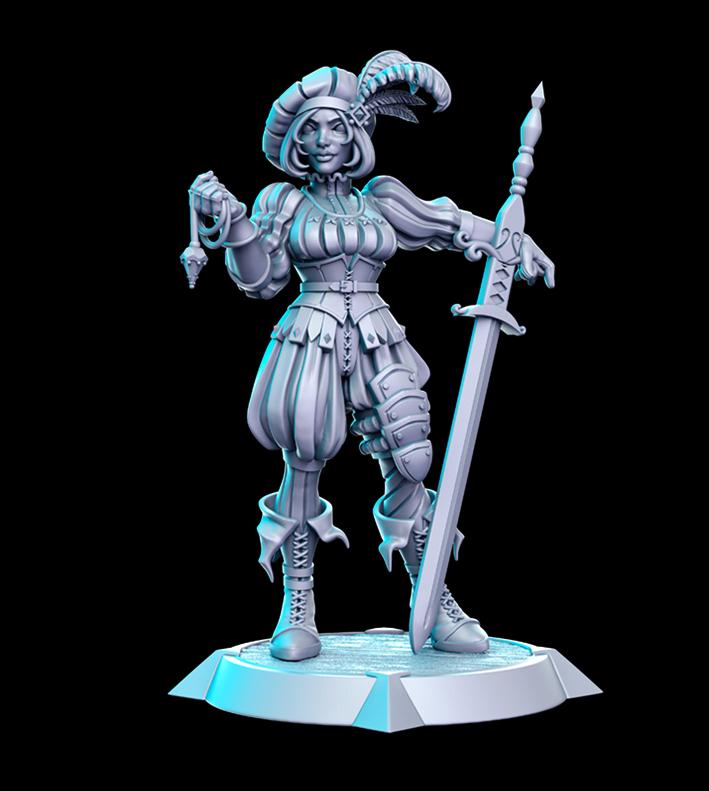 Western RPG Vol 1 Full Set DnD Miniature, Tabletop RPG DnD Mini, D&D Figurines,