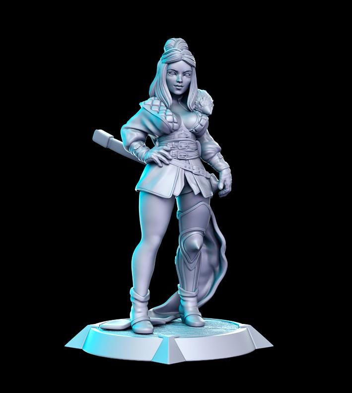 Western RPG Vol 2 Full Set DnD Miniature, Tabletop RPG DnD Mini, D&D Figurines,