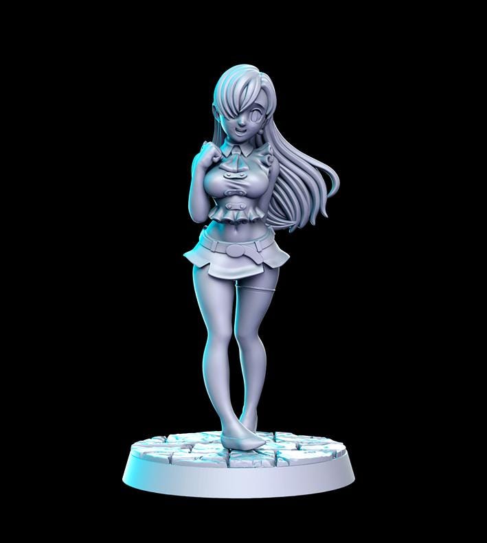 Anime Series Vol 1 Full Set DnD Miniature, Tabletop RPG DnD Mini, D&D Figurines