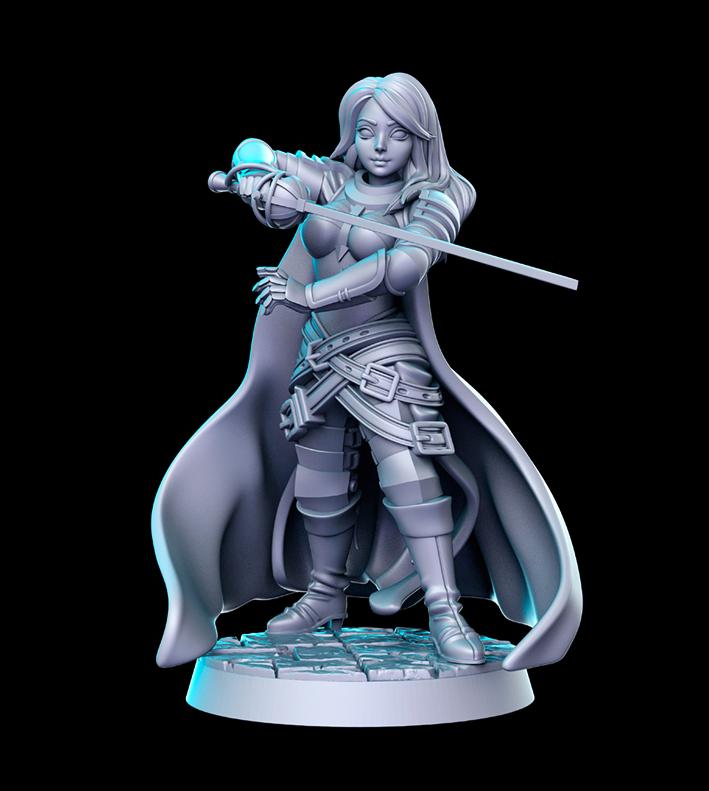 Anime Series Vol 3 Full Set DnD Miniature, Tabletop RPG DnD Mini, D&D Figurines