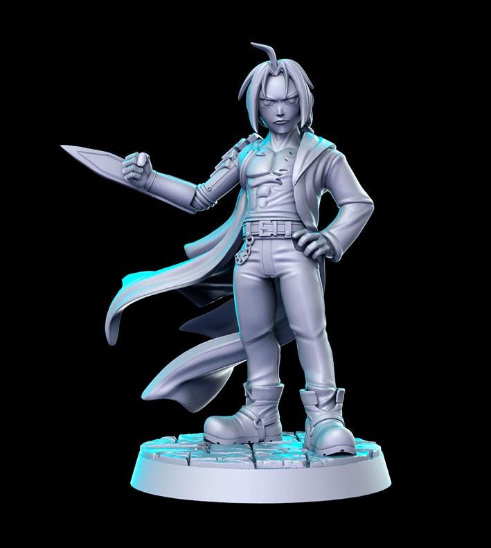 Anime Series Vol 8 Full Set DnD Miniature, Tabletop RPG DnD Mini, D&D Figurines