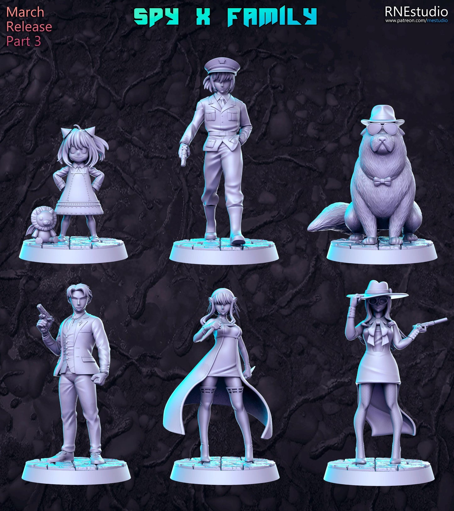 Anime Series Full Set DnD Miniature, Tabletop RPG DnD Mini, D&D Figurines, Fant