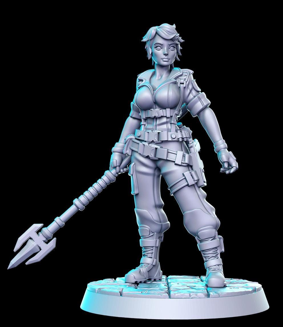 GI Joe DnD Miniature, Tabletop RPG DnD Mini, D&D Figurines, Fantasy Gaming and