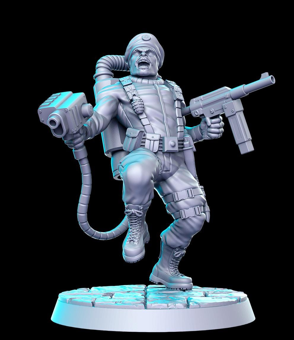 GI Joe DnD Miniature, Tabletop RPG DnD Mini, D&D Figurines, Fantasy Gaming and