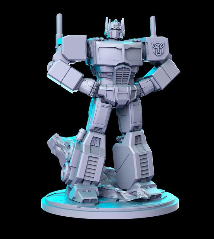 Disguised Robots DnD Miniature: RN Estudio Tabletop RPG Mini