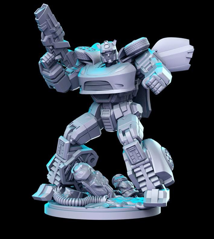 Disguised Robots 2 DnD Miniature, Tabletop RPG DnD Mini, D&D Figurines, Fantasy
